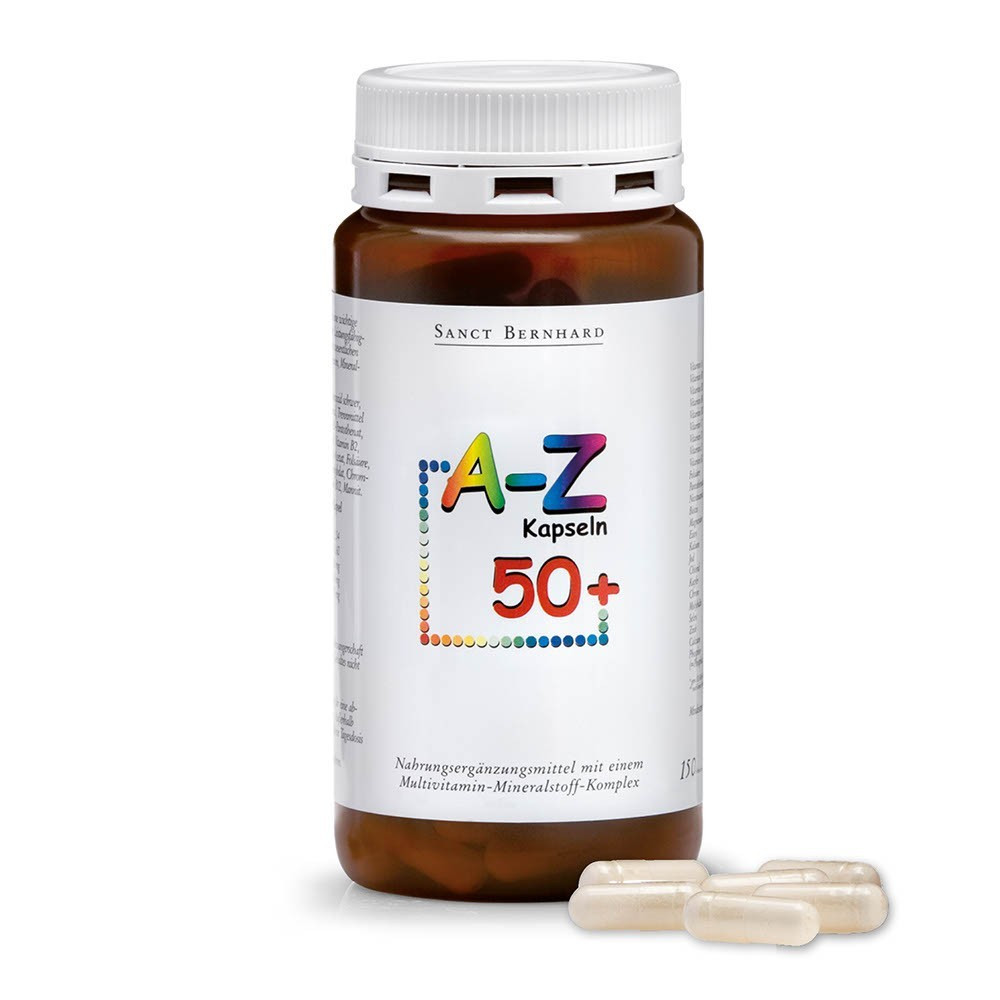 A-Z 50+ Multivitamin S.Bernhard 150 db kapszula #179