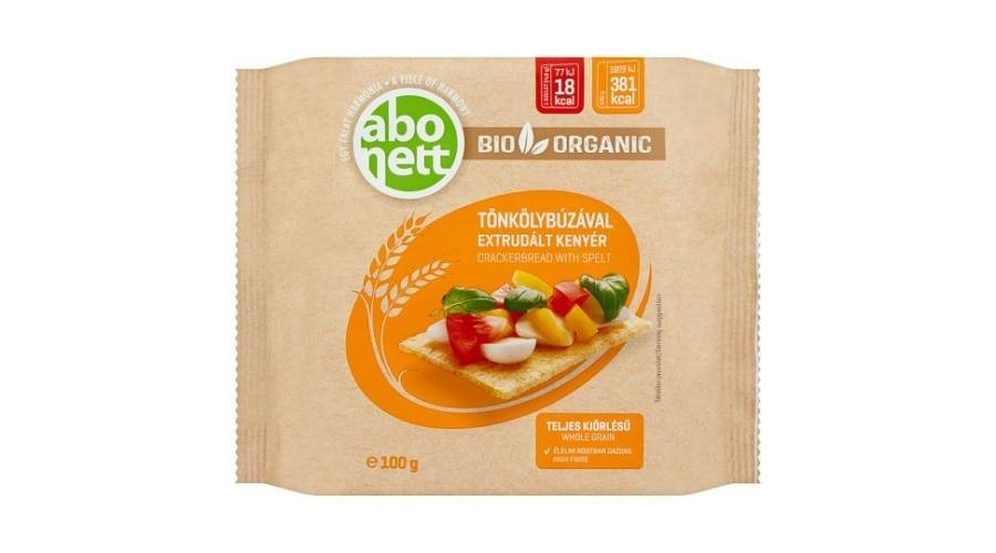 Abonett extrudált bio kenyér tönkölybúzával 100 g