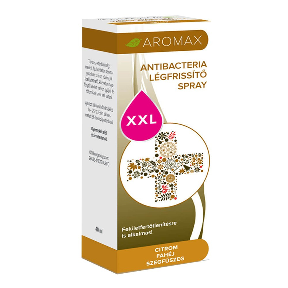 Aromax antibacteria indiai-borsmenta-szegfűszeg spray XXL 40 ml