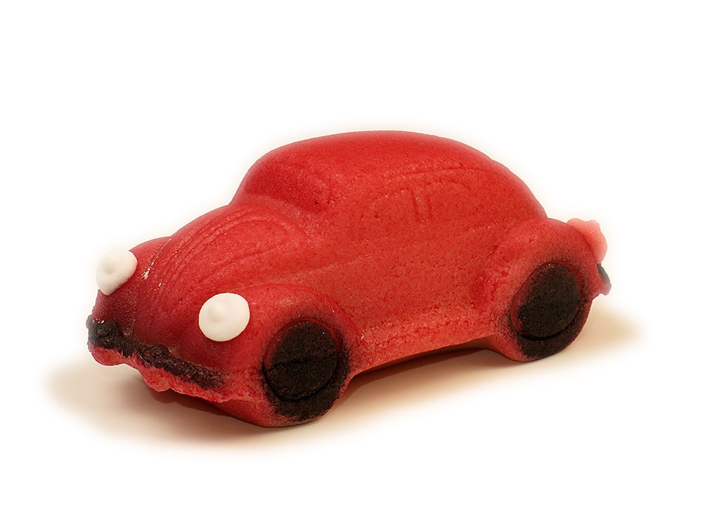 Autó VW Beetle Beetle - marcipán torta figura - Frischmann