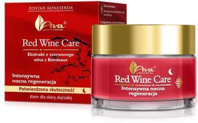 Ava anti aging ránctalanító éjszakai arckrém bordeaux-i vörösbor kivonattal 50 ml