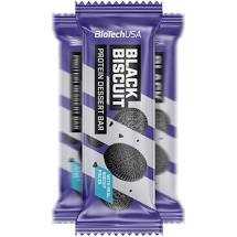 BIOTECH DESSERT BAR BLACK BISCUIT 50G