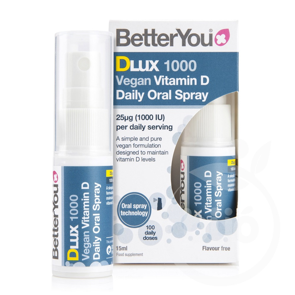 Better You dlux 1000 vegan d3-vitamin szájspray 15 ml