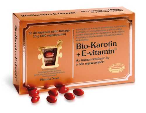 Bio-karotin+e-vitamin kapszula 60 db