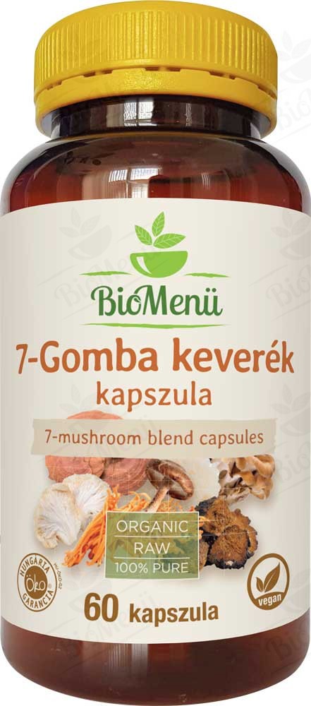 BioMenü BIO 7-GOMBA keverék kapszula 60 db Új termék