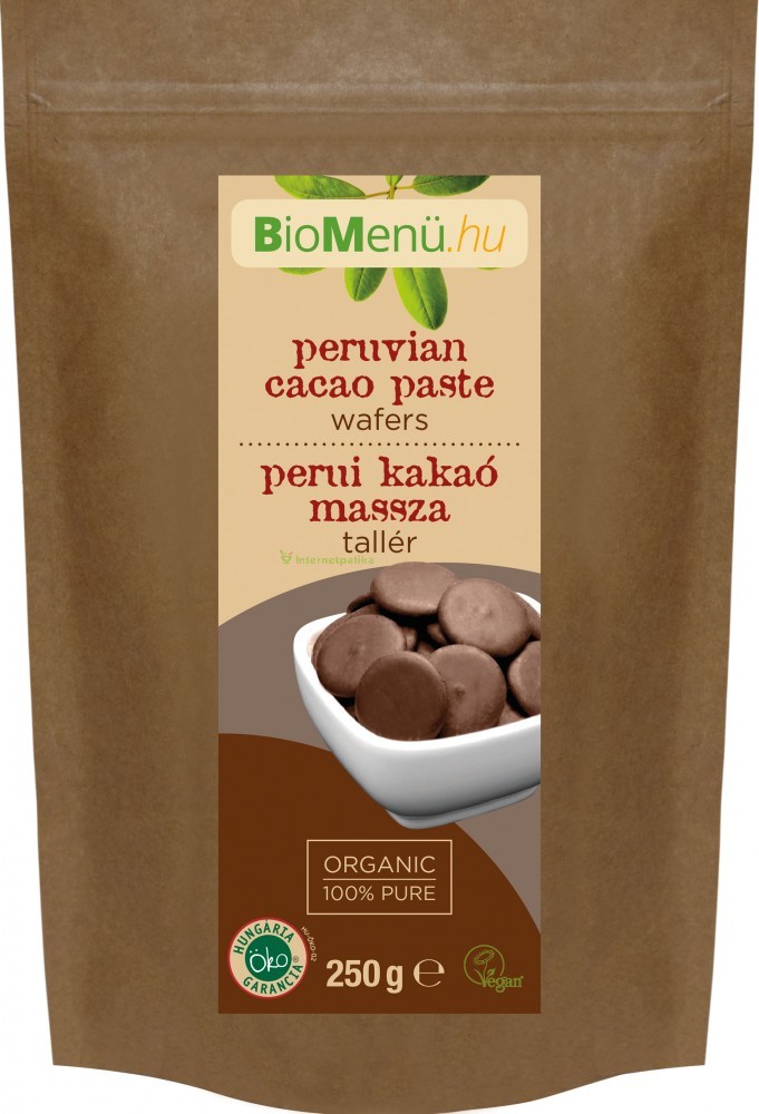 BioMenü BIO KAKAÓMASSZA tallér perui 250 g