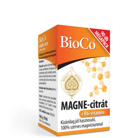 Bioco Magne-Citrát+B6-Vitamin Megapack 90 db