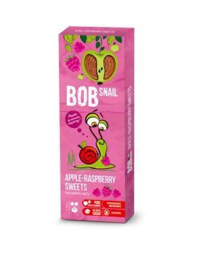 Bob Snail gyümölcs snack étcsokoládéban alma-málna 30 g