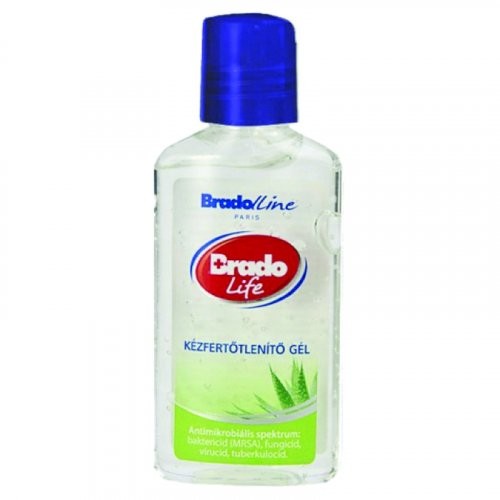 Bradolife kézfertőtlenítő gél aloe vera 50 ml