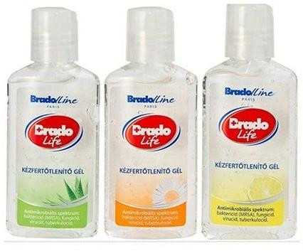 Bradolife kézfertőtlenítő gél kamilla 50 ml