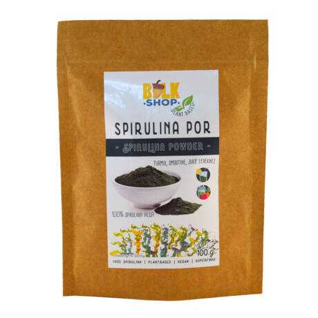 Bulk Shop spirulina por 100 g