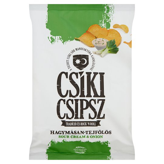 CSÍKI CSIPSZ HAGYM.TEJFÖLÖS CHIPS 70G GM