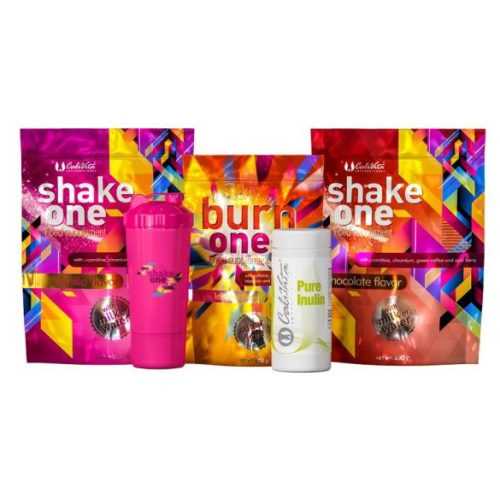 CaliVita one diet pack Pure Inulinnal és pink shakerrel életmódváltó csomag 1csomag