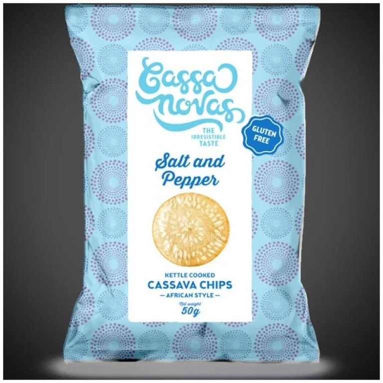 Cassanovas tápióka zöldség chips sós-borsos ízesítésű 60 g