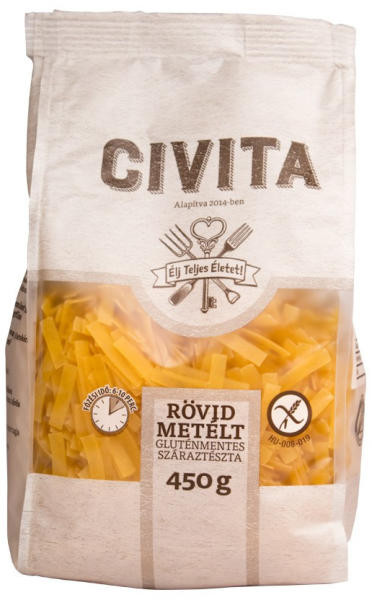 Civita kukoricatészta rövid metélt 450 g