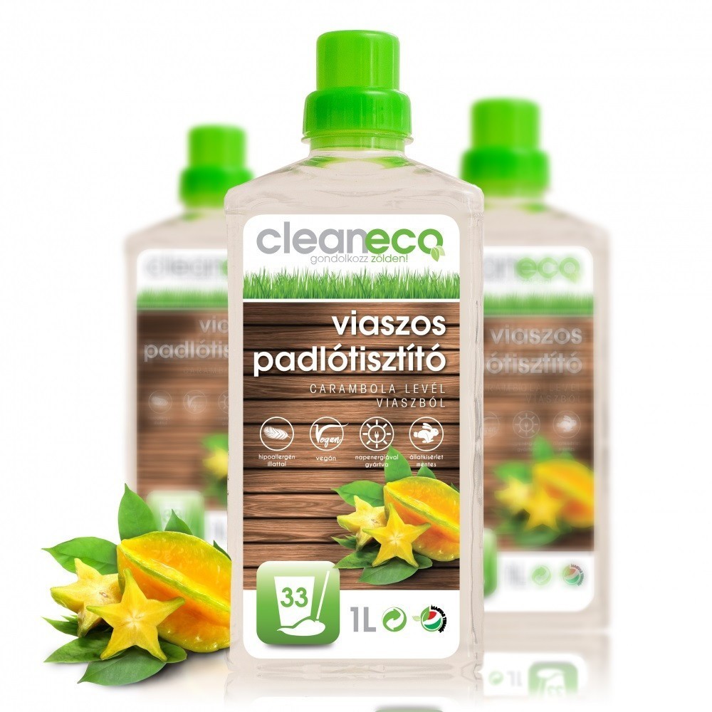 Cleaneco viaszos padlóápoló 1000 ml