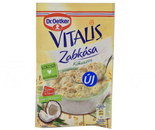 DR.OETKER VITÁLIS ZABKÁSA PIROSGYÜMÖLCS