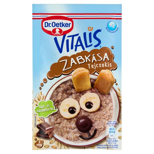 DR.OETKER VITÁLIS ZABKÁSA TEJCSOKI 54G