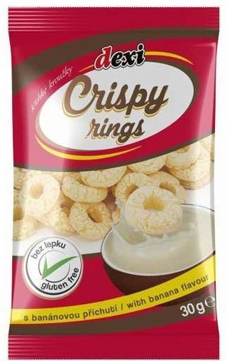 Dexi crispy rings gluténmentes karikák banános 30 g