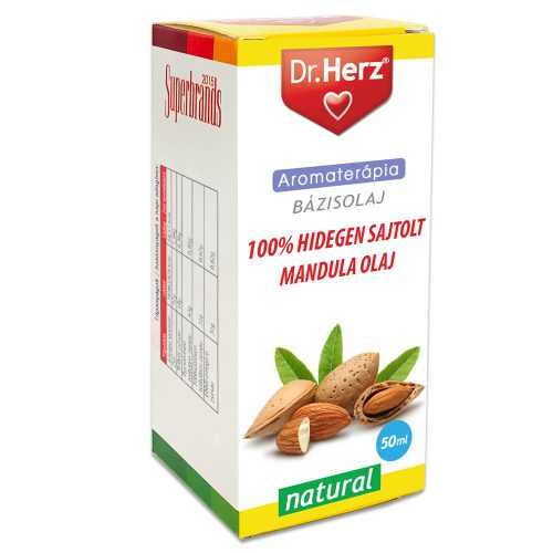 Dr.herz mandulaolaj 100% hidegen sajtolt 50 ml