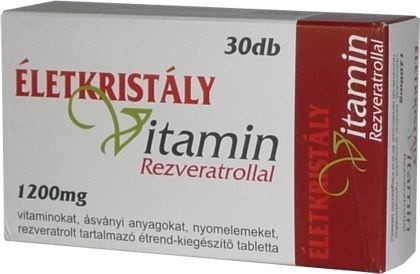 Életkristály multivitamin rezveratrollal+q10 30 db