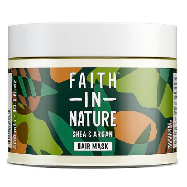 Faith In nature hajmaszk shea vaj és argán olaj 300 ml