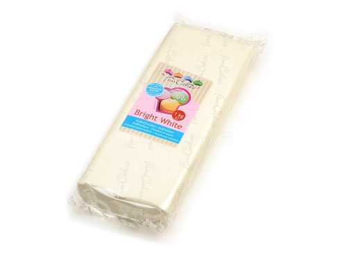 Fehér hengerelt fondant Bright White 1 kg - FunCakes