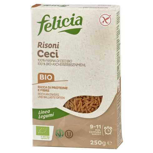 Felicia Bio csicseriborsó risoni gluténmentes tészta 250 g Új termék