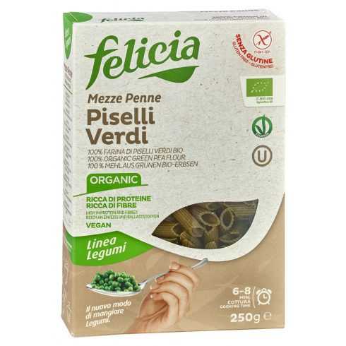 Felicia Bio zöldborsó mezze penne gluténmentes tészta 250 g Új termék