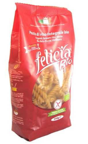 Felicia bio gluténmentes barnarizs fussili tészta 250 g