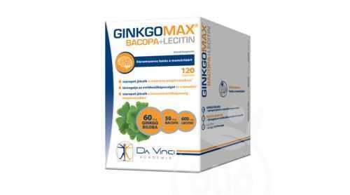 Ginkgomax+bacopa+lecitin lágyzselatin kapszula 120 db