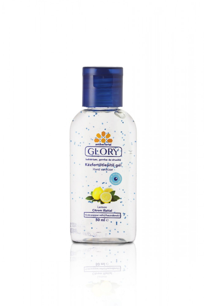 Glory kézfertőtlenítő gél citrom 50 ml