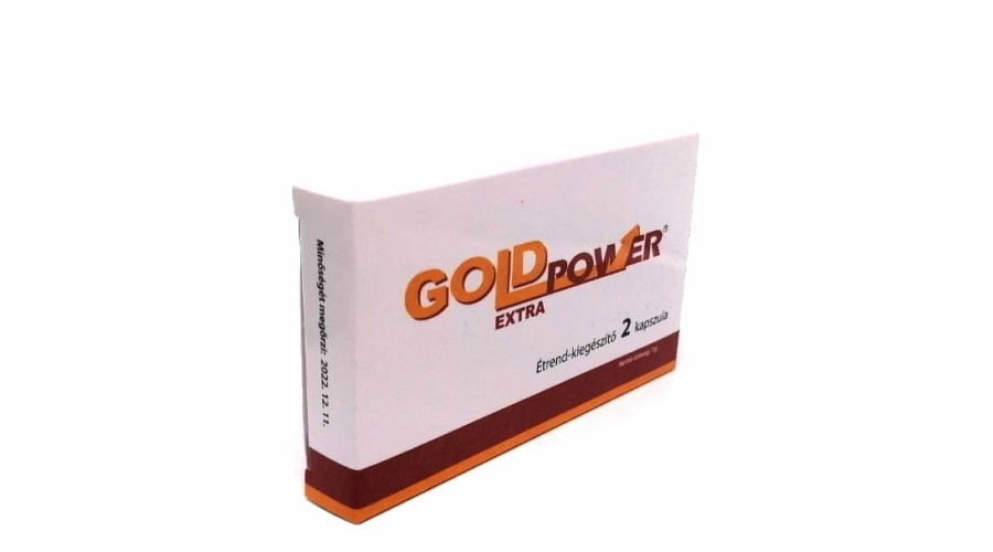 Gold Power Extra- ÉTREND-KIEGÉSZÍTŐ KAPSZULA FÉRFIAKNAK 5 doboz