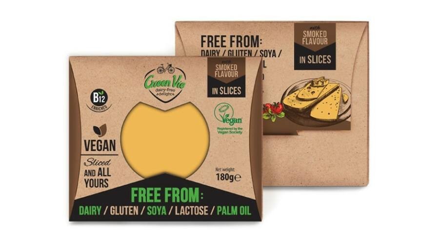 Greenvie növényi készítmény szeletelt füstölt gouda ízű 180 g