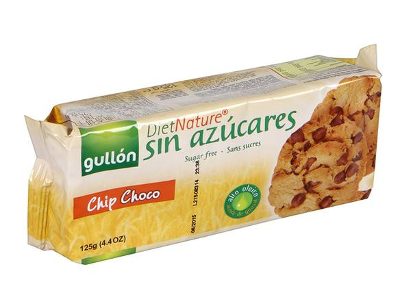 Gullón keksz chip choco csokidarabos édesítőszerrel 125 g