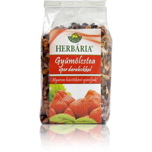 HERBÁRIA GYÜMÖLCSTEA EPER DARABOKKAL 120G