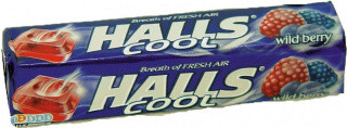 Halls cukor wild berry 34 g