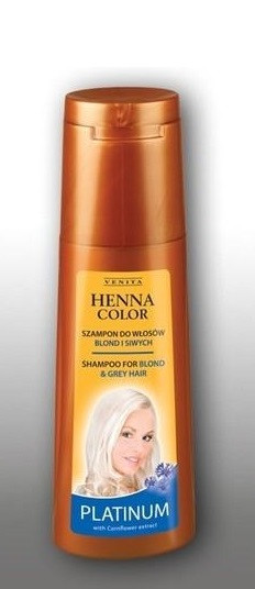 Henna Color hajsampon szőke és ősz árnyalatú hajra 250 ml