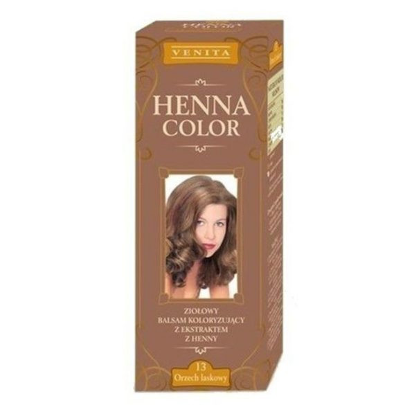 Henna Color hajszinezőpor nr 13 mogyoróbarna 25 g