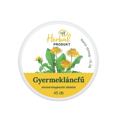 Herbalprodukt gyermekláncfű étrend-kiegészítő tabletta 45 db