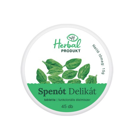 Herbalprodukt spenót delikát tabletta 45 db