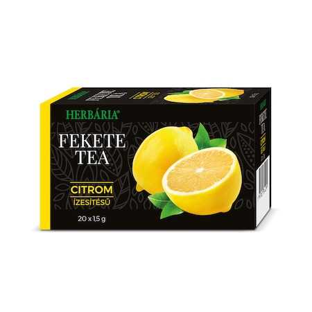 Herbária fekete tea citrom ízesítésű 20x1