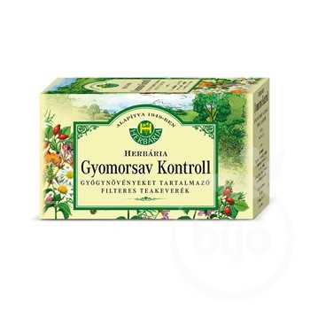 Herbária gyomorsav kontroll tea 20x1