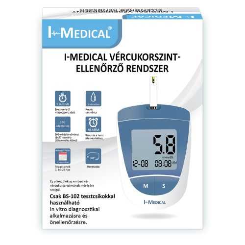 I-Medical BG-208 vércukorszint mérő szett