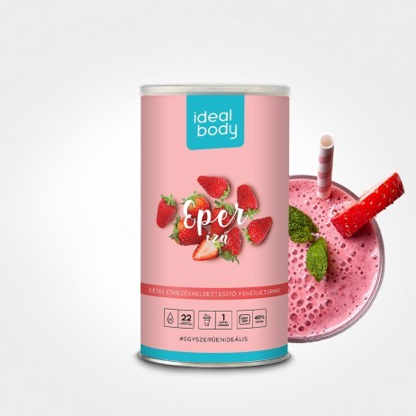 IdealBody fogyókúrás italpor eper 525 g (Turbó Diéta)