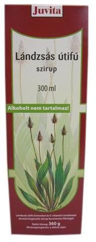 Jutavit lándzsás útifű szirup 250+50ml 300 ml