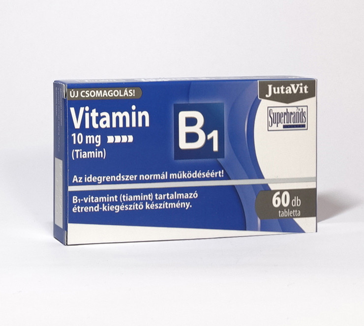 Jutavit vitamin B1 10mg (Tiamin) 60 db