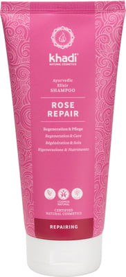 Khadi ROSE REPAIR sampon ayurvédikus elixírre