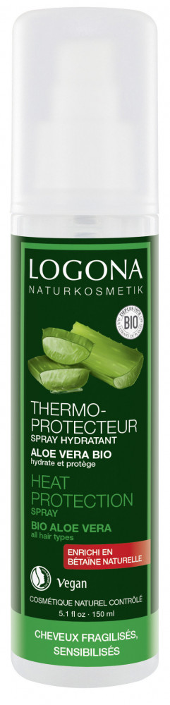 Logona Hővédő hidratáló spray bio Aloe verával 150 ml