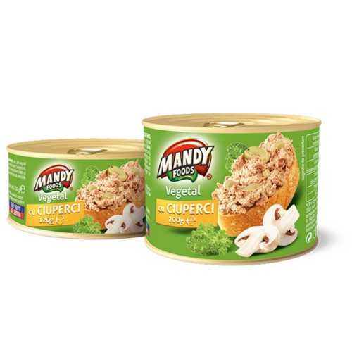 Mandy növényi pástétom gombás 120 g